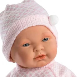 Muñeca Recién Nacida Sofia Vestido Rosa - cuerpo de Vinyl