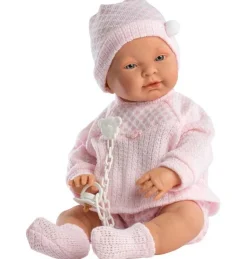 Muñeca Recién Nacida Sofia Vestido Rosa - cuerpo de Vinyl