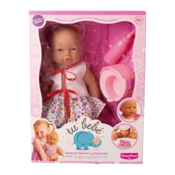 Muñeca Tu Bebé con faldita de flores