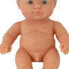 New Miniland Muñeco bebé caucásico (21 cm)