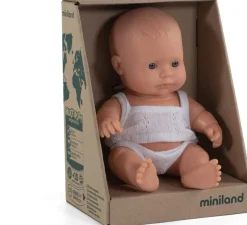 Muñeco bebé caucásico con ropa (21 cm)