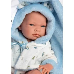 Muñeco Bebé Nico RN Baño Newborn - cuerpo de Vinyl