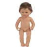 Muñeco caucásico moreno Síndrome de Down (38 cm)