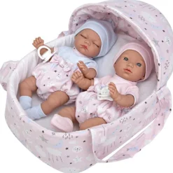Muñecos Babis Gemelos con capazo