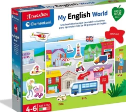 Sale Clementoni My English world. Muchas historias que descubrir e inventar para aprender más de 70 palabras en inglés