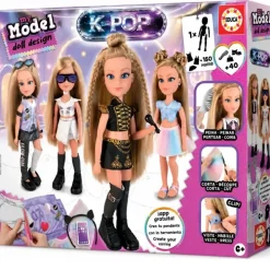Outlet Educa My Model Doll Design K-Pop con Maniquí +6A -