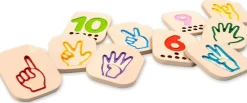 Online Plan Toys Números en lenguaje de signos del 1 al 10