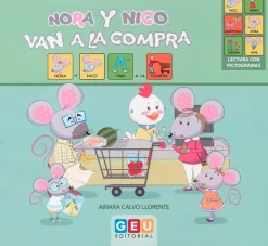 Nora y Nico van a la compra. Lectura con pictogramas