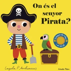 On és el senyor pirata? Solapes de roba i un mirall