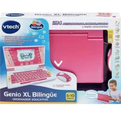 New Vtech Ordenador portátil Infantil Genio XL Rosa +5A - SP