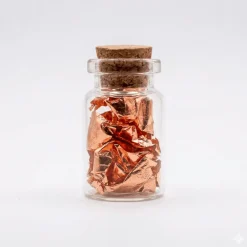 Discount Mineralogística Oro, Plata y Cobre laminados en botellita