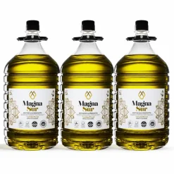 Pack 3 botellas Pet. 5 Litros AOVE Magnasur