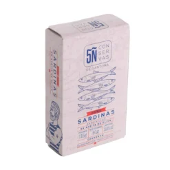 Sale Conservas 5Ñ de Santoña Pack de 10 latas de Sardinillas en aceite de oliva 125 ml