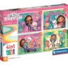Pack de 4 Puzzles de la Casa de Muñecas de Gabby´s +3A