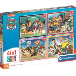 Pack de 4 Puzzles de la Patrulla Canina +3A