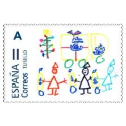 Clearance Pack filatélico CORREOS KIDS 2023 | Pack 8 TUSELLO NAVIDAD + regalo sobre pequeño