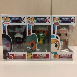 Pack 3 Funko POP! - Masters of the Universe - Dragstor 85, Mer-Man 88 y Sorceress 993