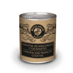 Pack 10 latitas minibar - Cocktail de anacardos y cacahuetes 5x60 g y Pistachos 5x36 g