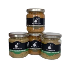 Pack Paté de Aceitunas verde 2 y paté de aceituna picante 2 x 220 ml