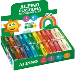 New Alpino Pack Plastilina colores surtidos de 50 gr. -