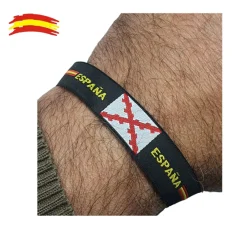 PCMaes Pack pulseras -Cruz de Borgoña 10 unidades