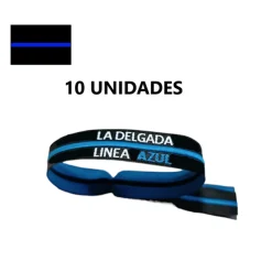 Pack pulseras -La delgada línea azul 10 unidades