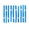 Pack 6 pulseras tela azul - "A cumplir deseos no me gana nadie"