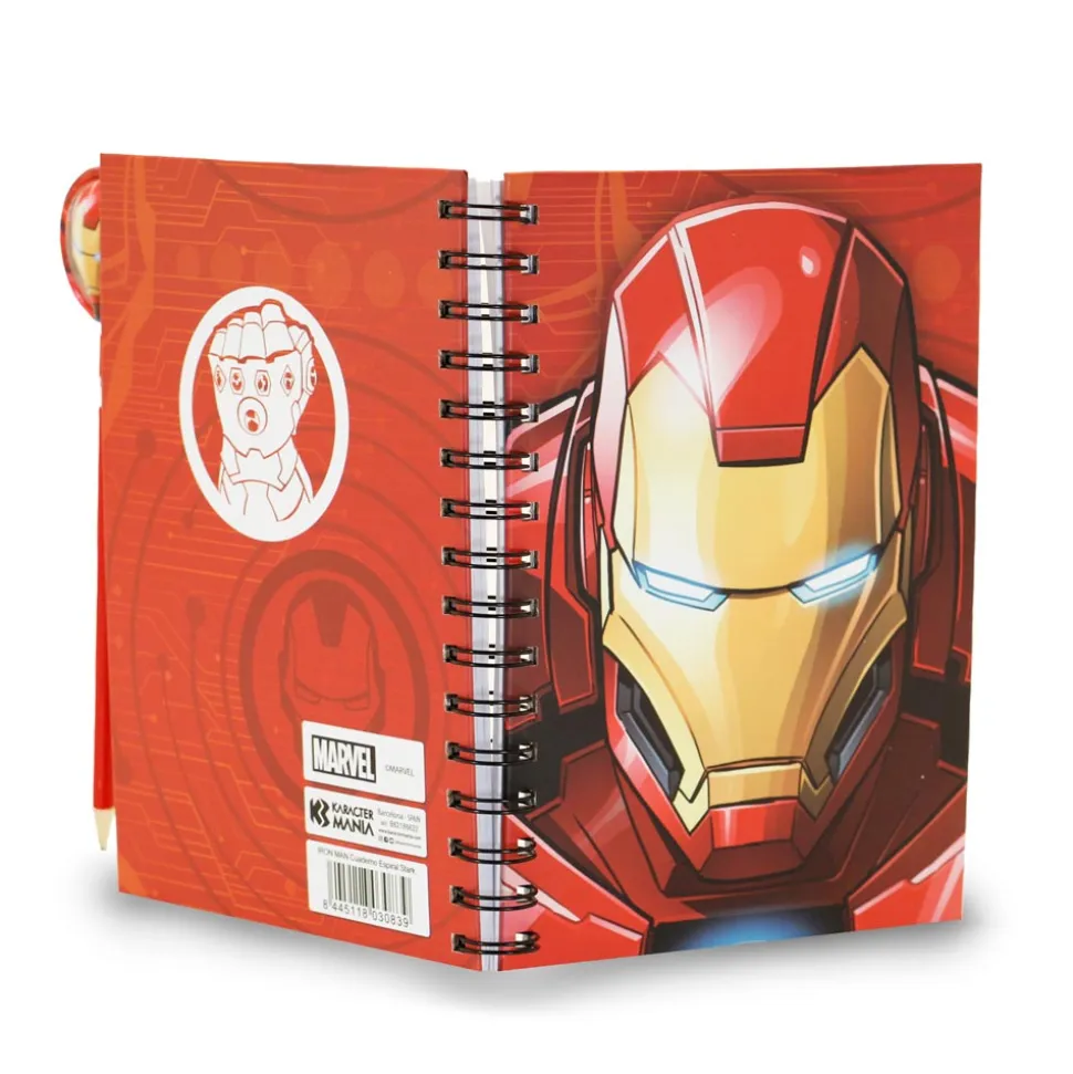 Pack Regalo Karactermania Cuaderno más Lapiz Ironman 24x23x2.5