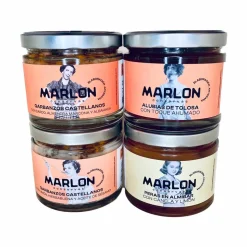Pack 1 - SaborCollection - Garbanzos, Alubias y Peras - 4 unidades x 580 ml y 690 gr