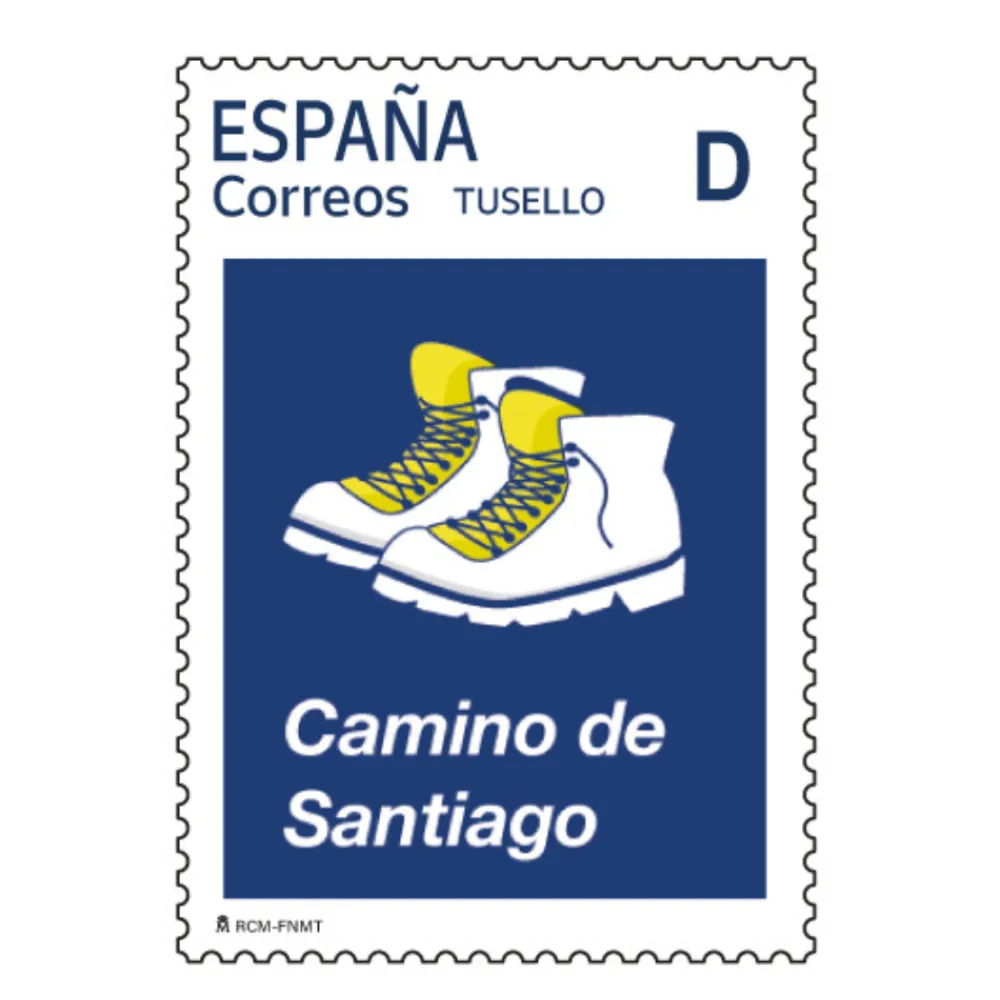 Pack 100 Tusello Camino de Santiago 2026 | Las Botas del Peregrino | Tarifa D | 20 blíster de 5 sellos