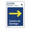 Pack 100 Tusello Camino de Santiago 2026 | La Flecha Amarilla | Tarifa A | 20 blíster de 5 sellos