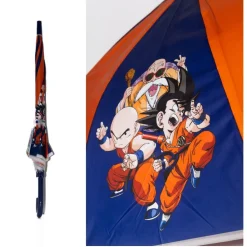 Paraguas Niñ@s Automático Dragon Ball Goku y Compañía 48 cm y 78 cm Diámetro