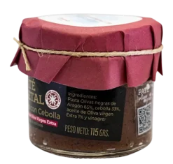 New La Conservera del Prepirineo Paté Vegetal de Olivas de Aragón con Cebolla - Pack 4 unidades