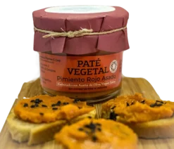 Hot La Conservera del Prepirineo Paté Vegetal de Pimiento rojo asado - Pack 4 unidades