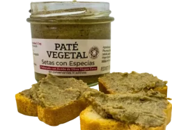 New La Conservera del Prepirineo Paté Vegetal de Setas con Especias - Pack 4 unidades