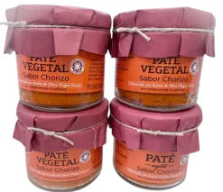 Paté Vegetal sabor Chorizo - Pack 4 unidades