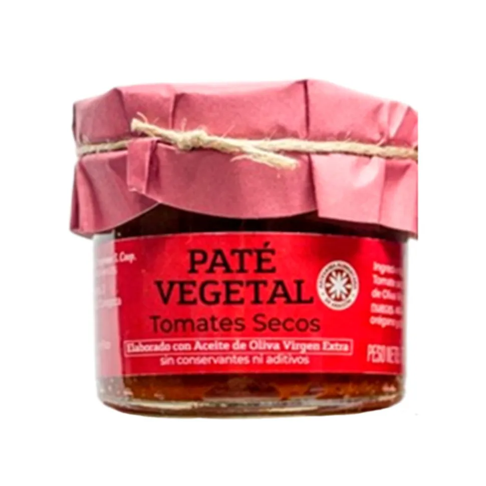 Paté Vegetal Tomates Secos - Pack 4 Unidades