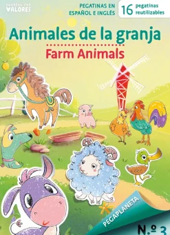Best Cuentos con Valores PEGAPLANETA 3: Animales de la granja - Farm Animals