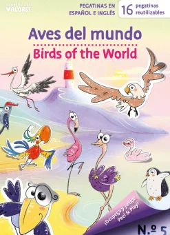 Hot Cuentos con Valores PEGAPLANETA 5: Aves del mundo - Birds of the World