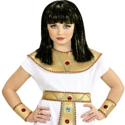 Outlet Widmann Peluca Cleopatra con hilos metalizados