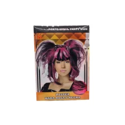 Hot Disfraces Lucero Peluca Hada Rosa y Negra