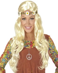 Outlet Widmann Peluca hippie /medieval rubia con cinta para la cabeza