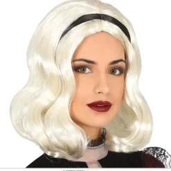 Peluca Rubia con Cinta