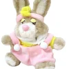 Online Working House Peluche Infantil Conejita vestido rosa pequeño