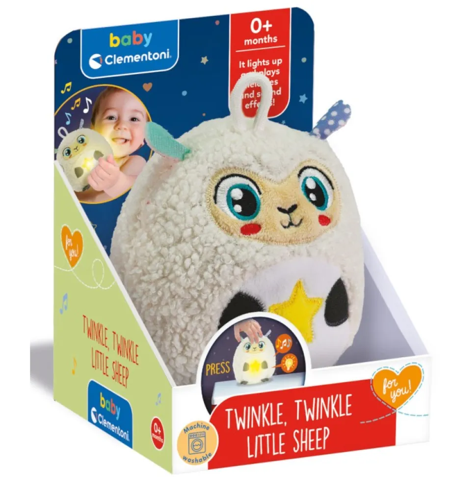 Peluche Infantil Ovejita Luminoso - Twinkle Twinkle - Clementoni