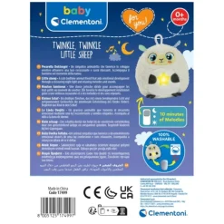 Peluche Infantil Ovejita Luminoso - Twinkle Twinkle - Clementoni