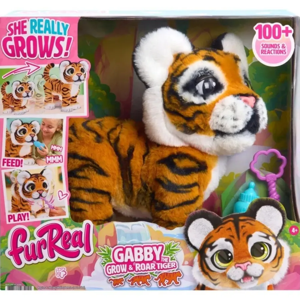 Outlet Furreal Peluche interactivo Tigre Gabby que crece y ruge de