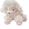 Clearance Working House Peluche pequeño Perrito Perrita Caniche rizo rosa