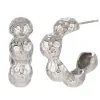 Discount Eriety Jewels Pendiente Acero - Semi Aro 25 mm