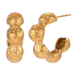 Discount Eriety Jewels Pendiente Acero - Semi Aro 25 mm